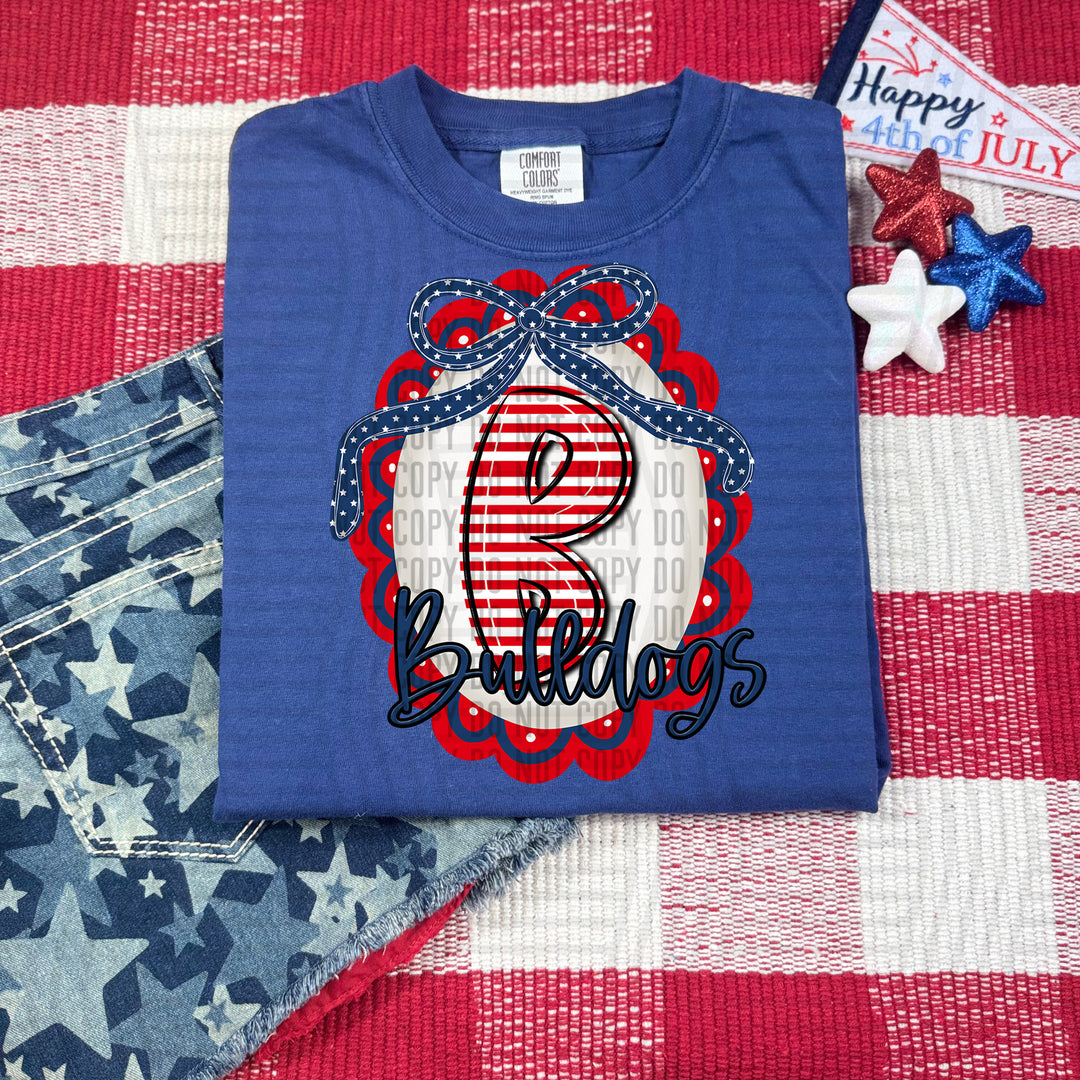 RWB Framed DTF Print