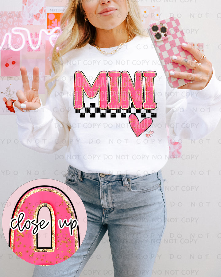 Sweet Pink Names DTF Print