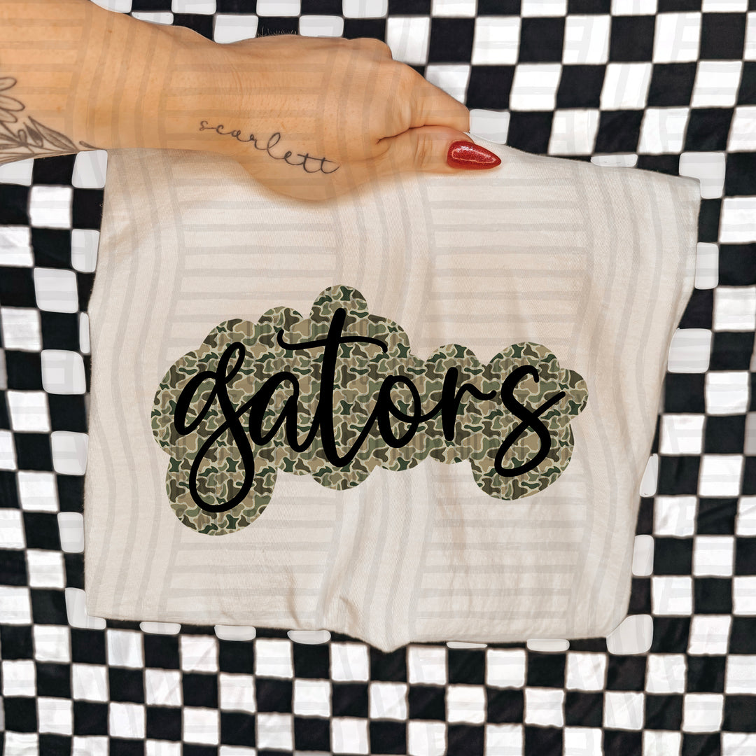 Camo Mascots DTF Print
