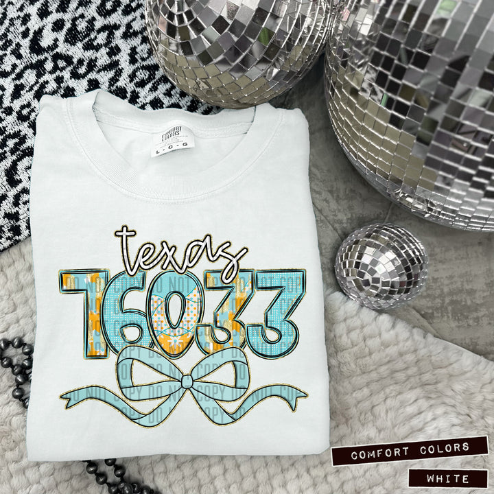 Dotted Daisy Zip Codes DTF Print