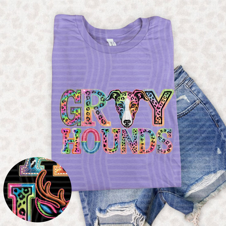 Rainbow Mascot Heads Stacked DTF Print
