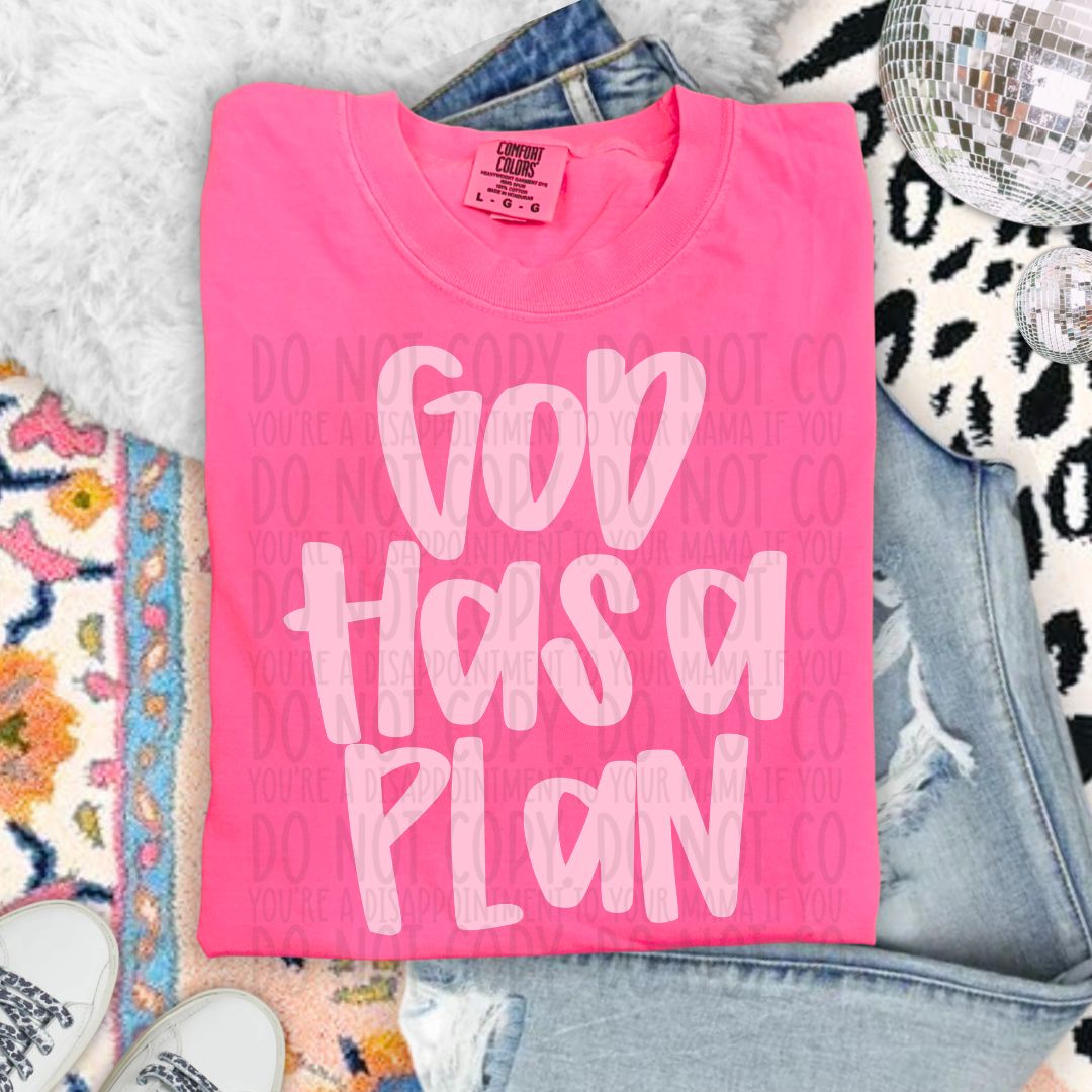 God Has A Plan DTF Print