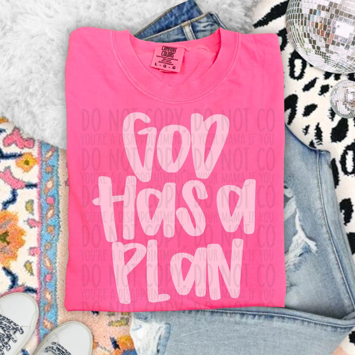 God Has A Plan DTF Print