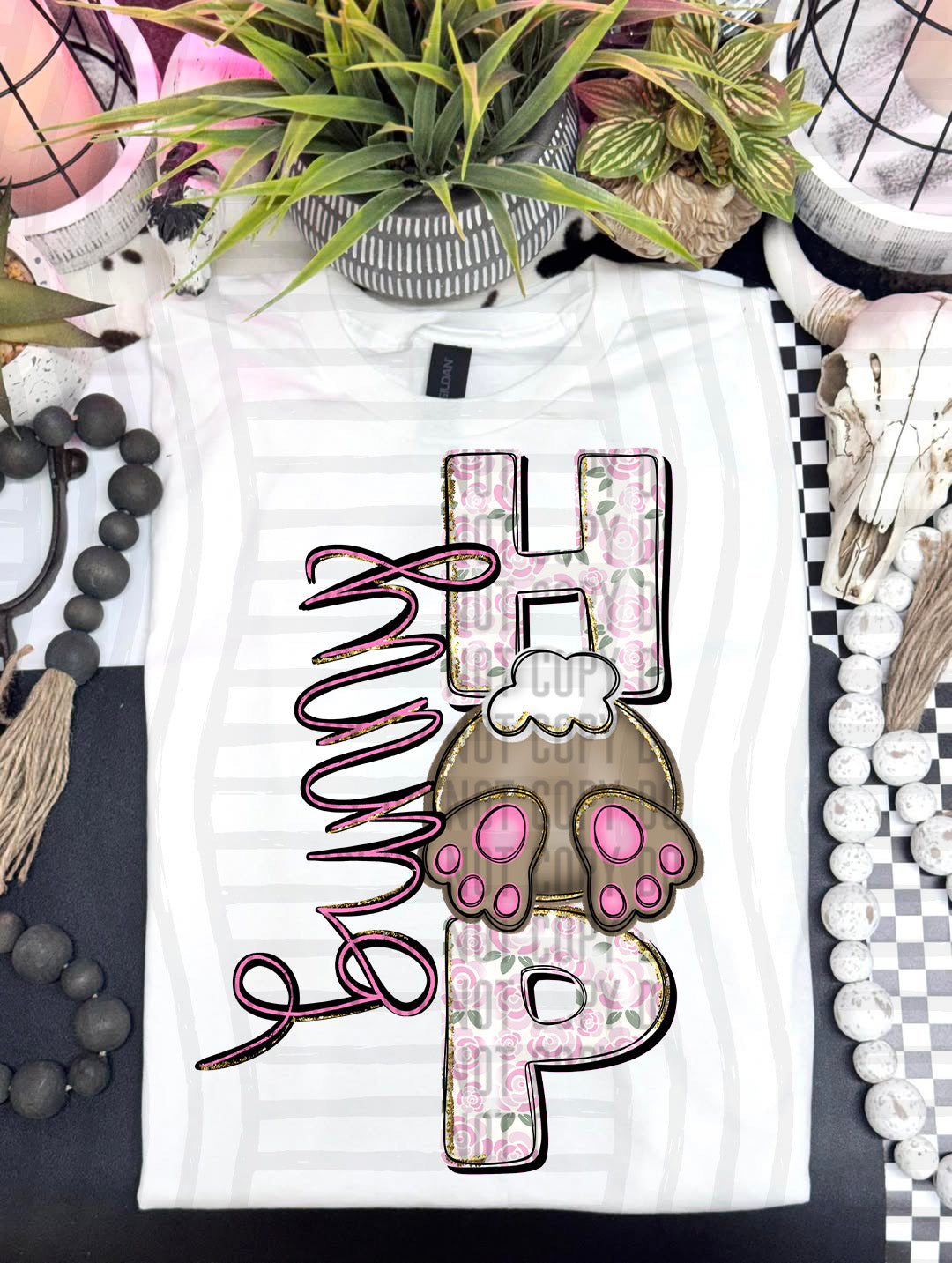 Bunny Hop DTF Print