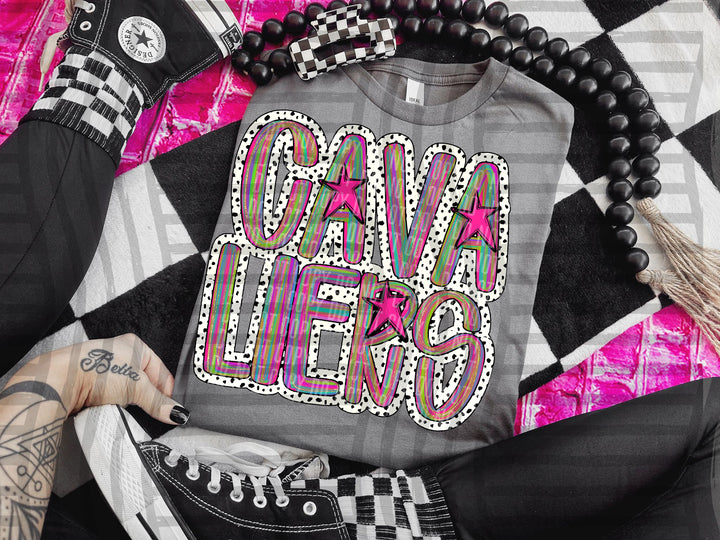 Brushstroke Dots DTF Print