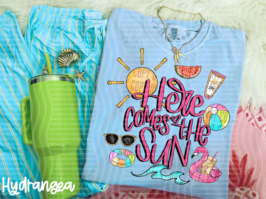Here Comes The Sun DTF Print