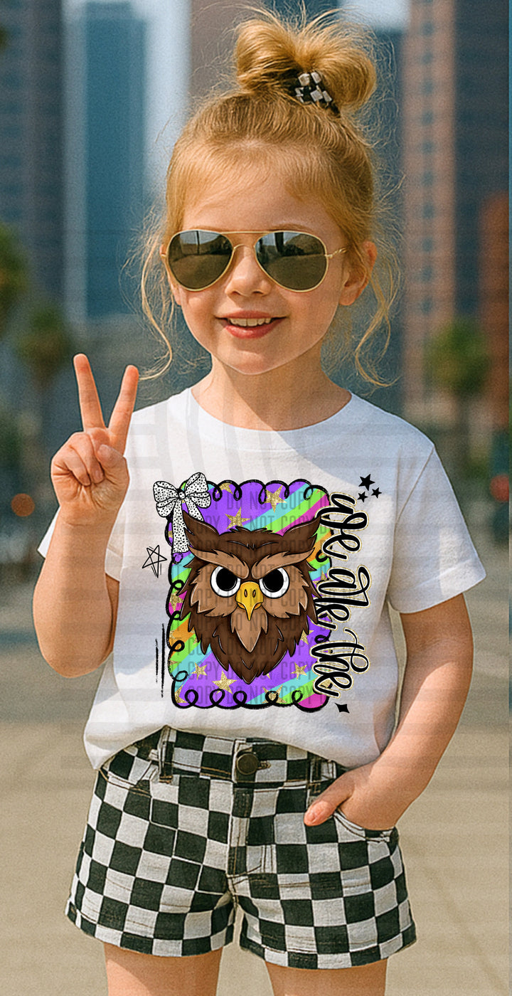 Preppy Swirl Mascot DTF Print