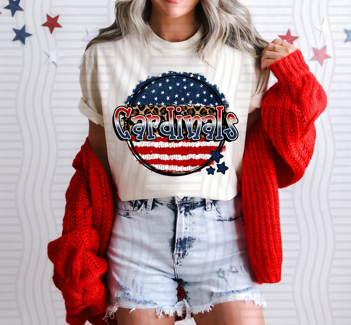 Flag Rounds Mascots DTF Print