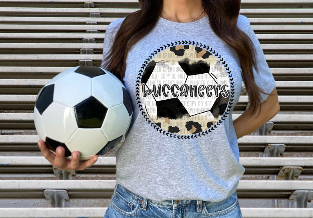 Soccer Background DTF Print