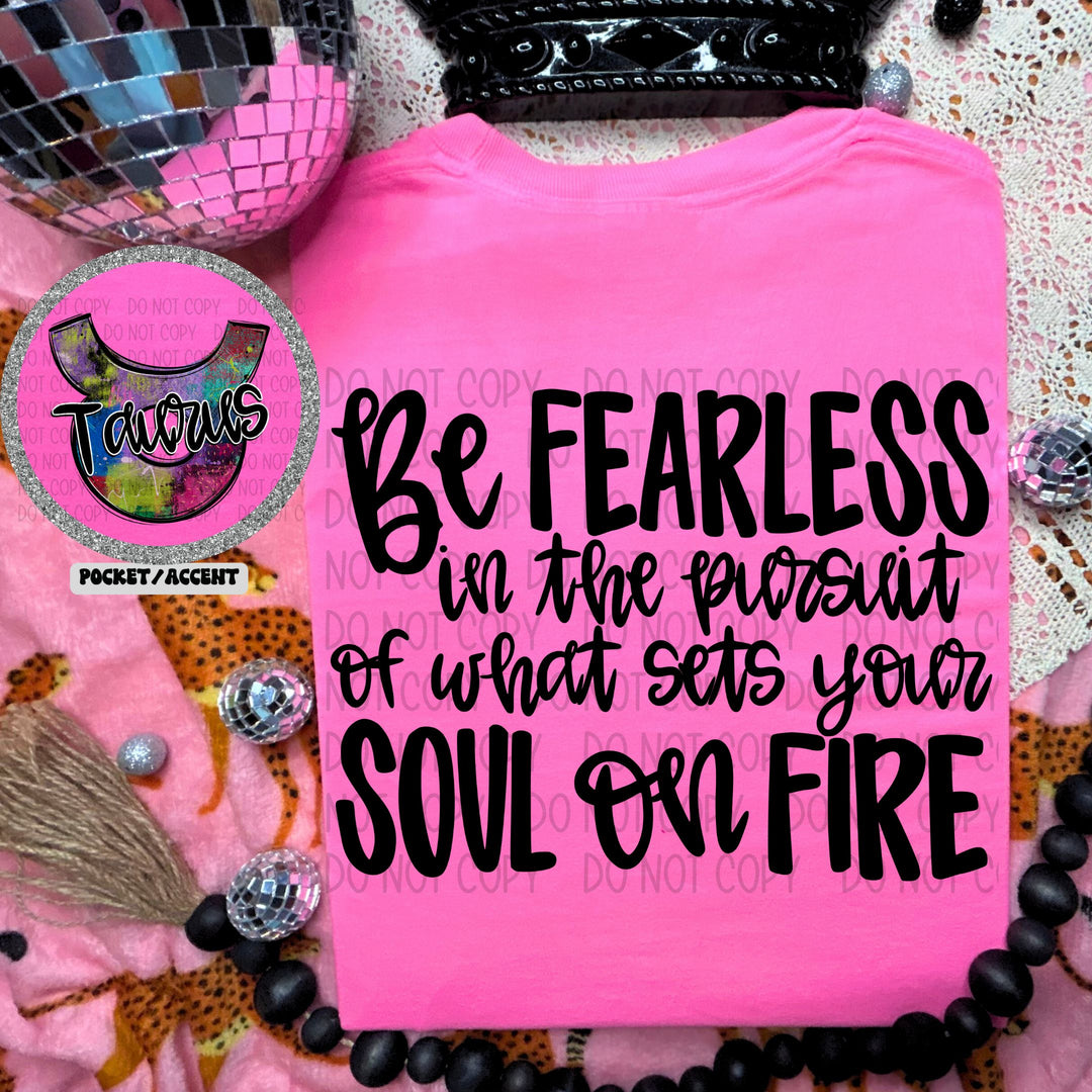 Be Fearless Astrology Signs FRONT DTF Print