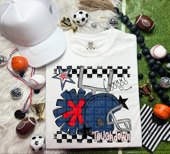 Helmet Pom Colors DTF Print