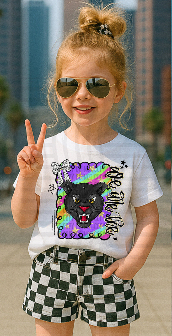 Preppy Swirl Mascot DTF Print