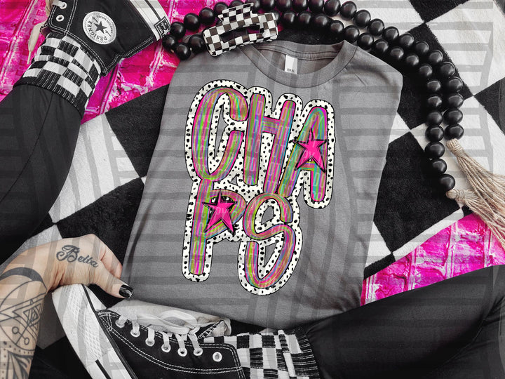 Brushstroke Dots DTF Print