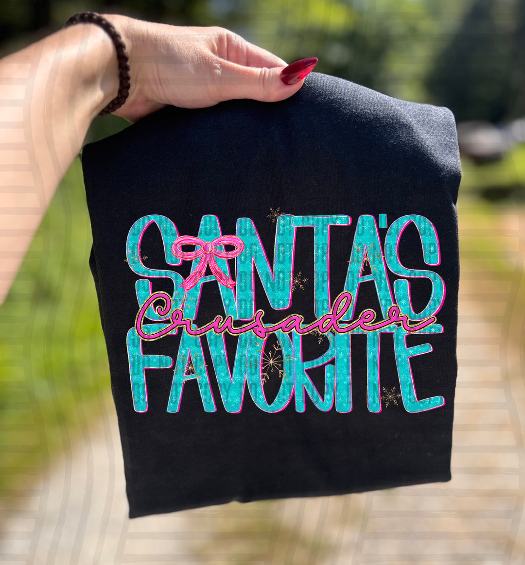 Santa’s Fav Mascots DTF Print