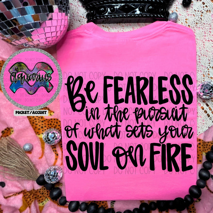 Be Fearless Astrology Signs POCKET DTF Print