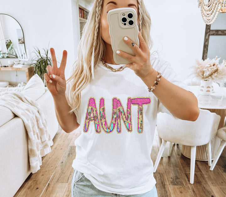 Preppy Leopard Occupations/Names DTF Print