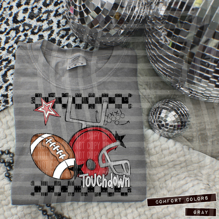 Football Helmet DTF Print