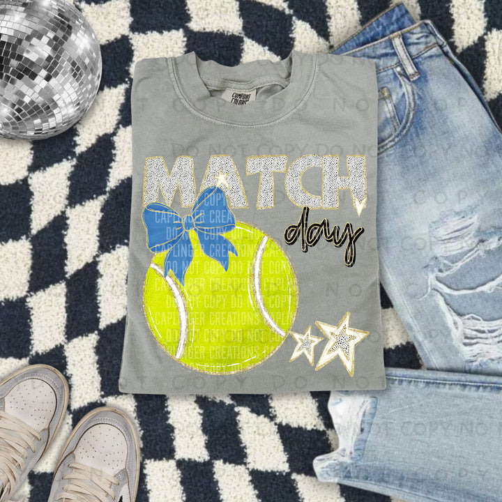 Tennis Match Day DTF Print