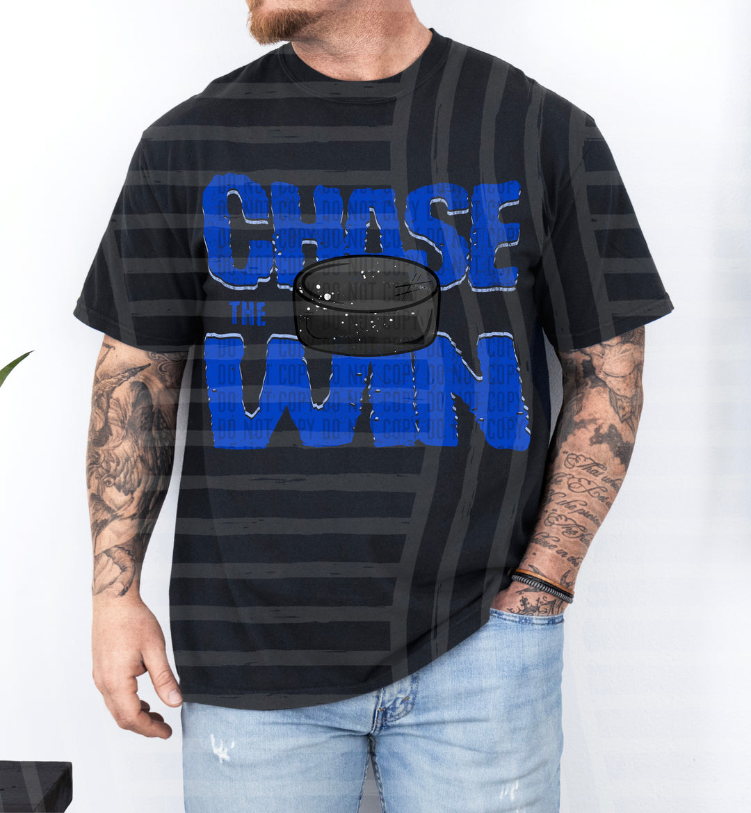Chase The Win Hockey DTF Print