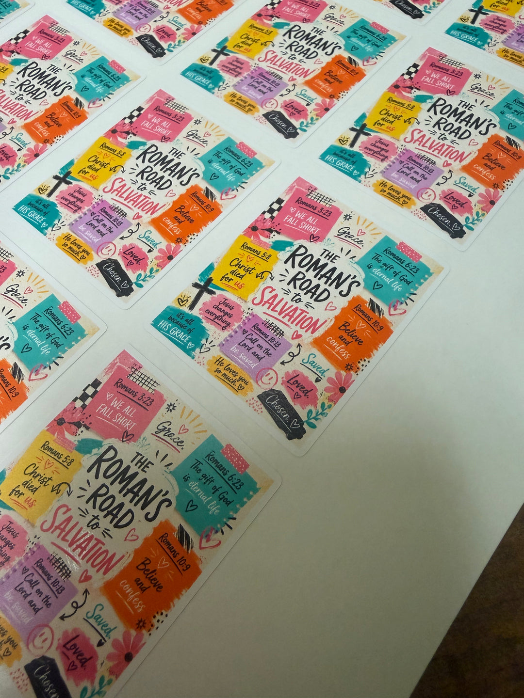 The Roman’s Road Sticker Sheet