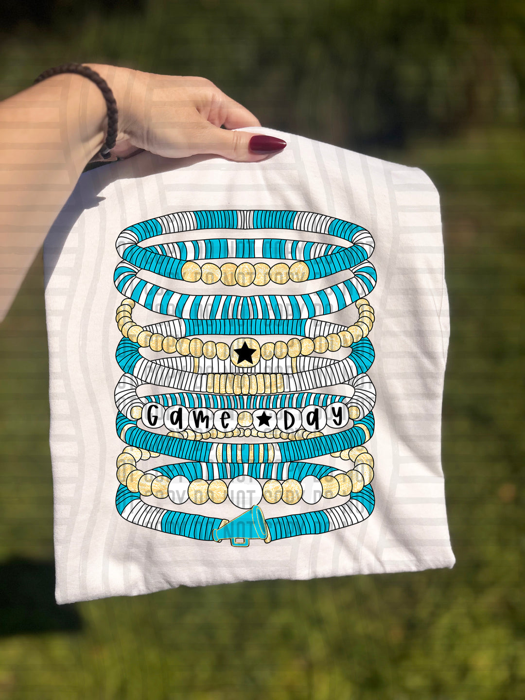 Megaphone Bracelets DTF Print