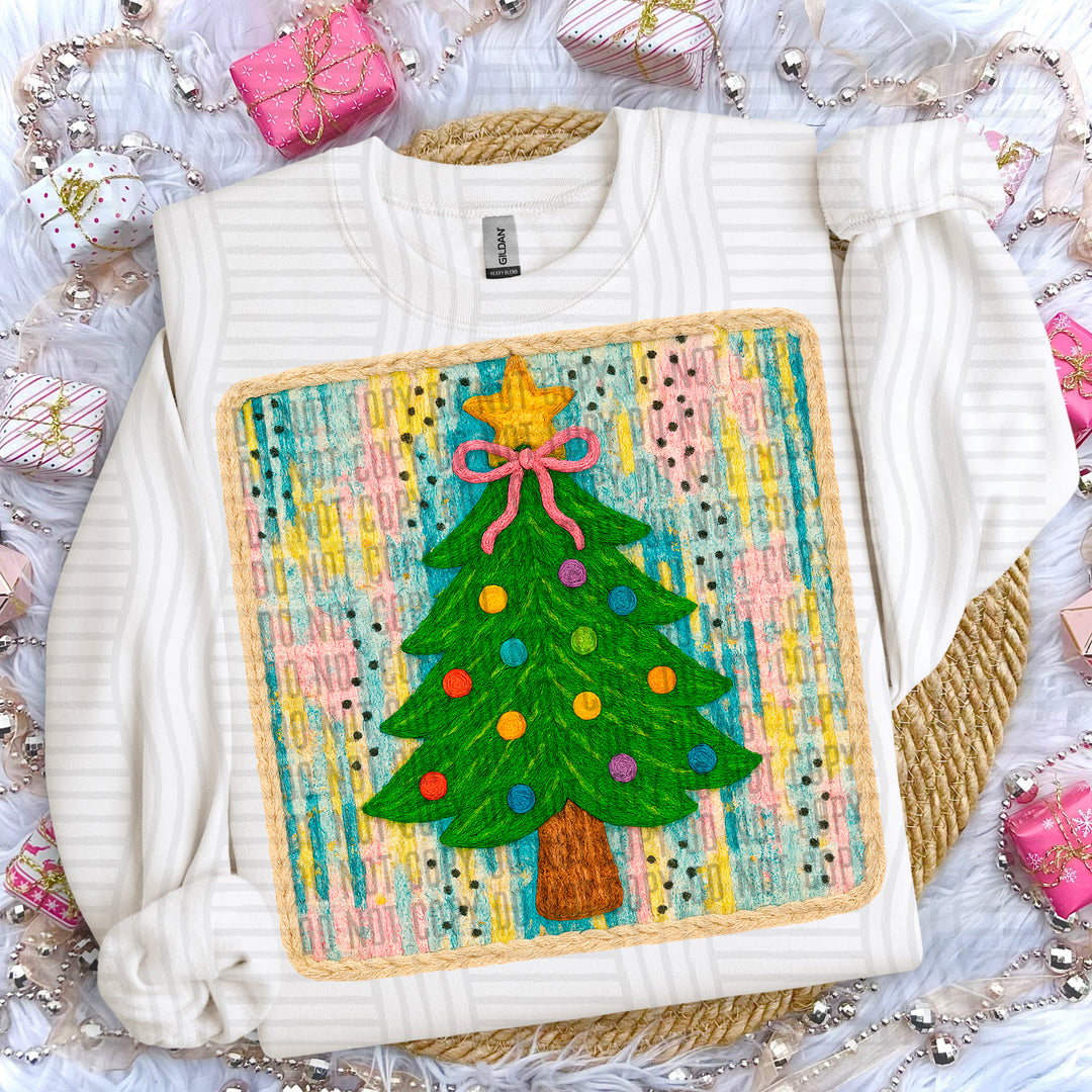 Yarn Christmas DTF Print