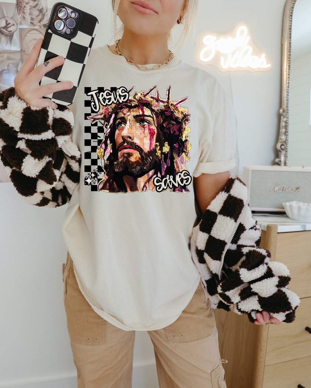 Jesus Saves DTF Print