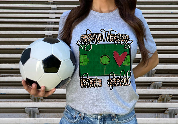 My Heart Soccer DTF Print