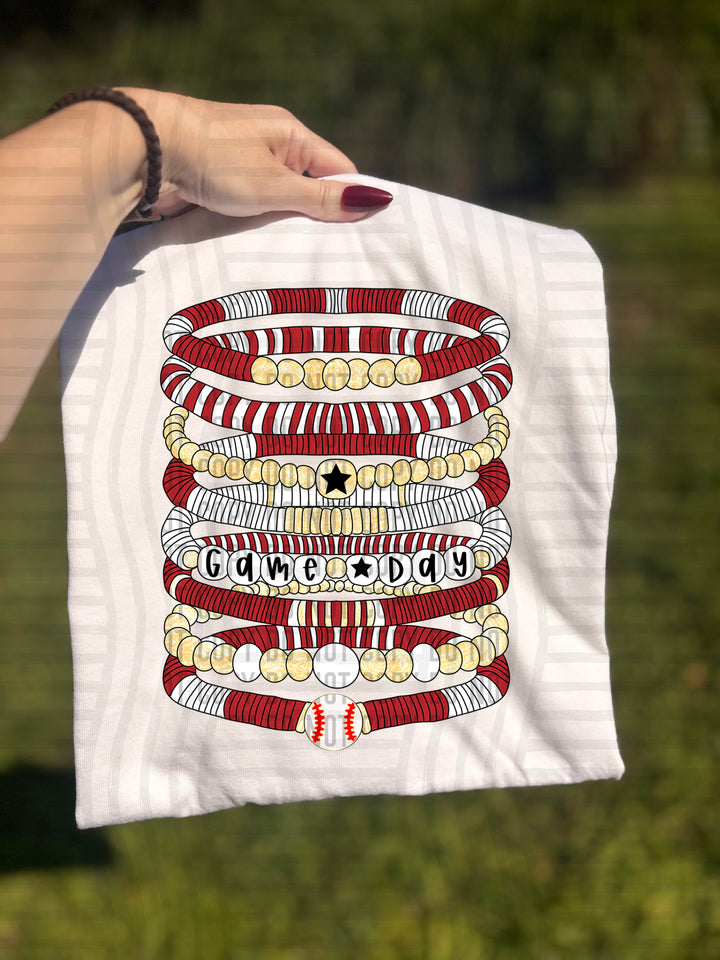 Baseball Bracelets DTF Print