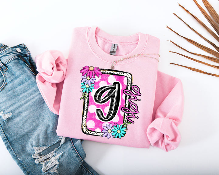 Floral Blooms Mother’s Names DTF Print