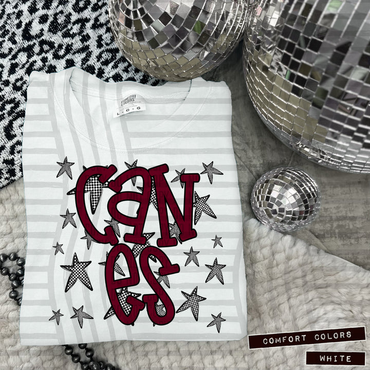 Maroon Staggered DTF Print