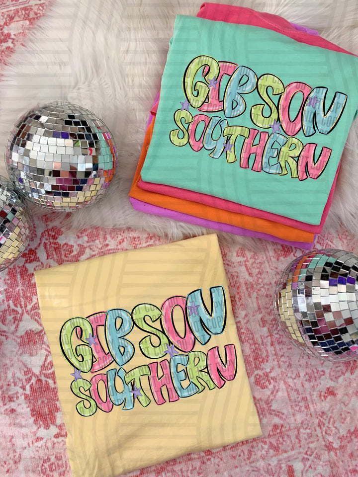 Glittery & Preppy Mascots DTF Print
