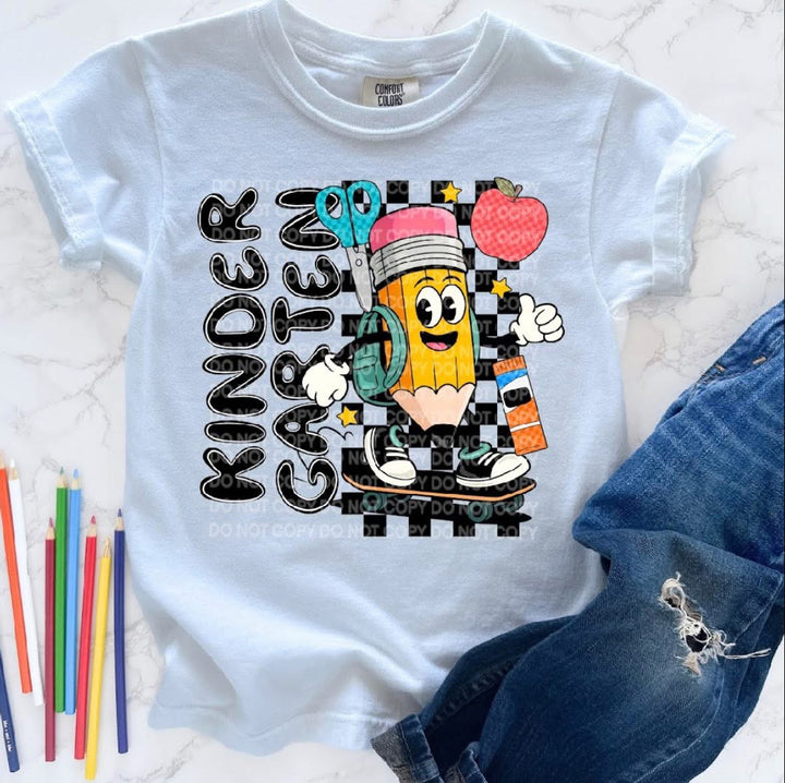 Off To School Grade Levels DTF Print
