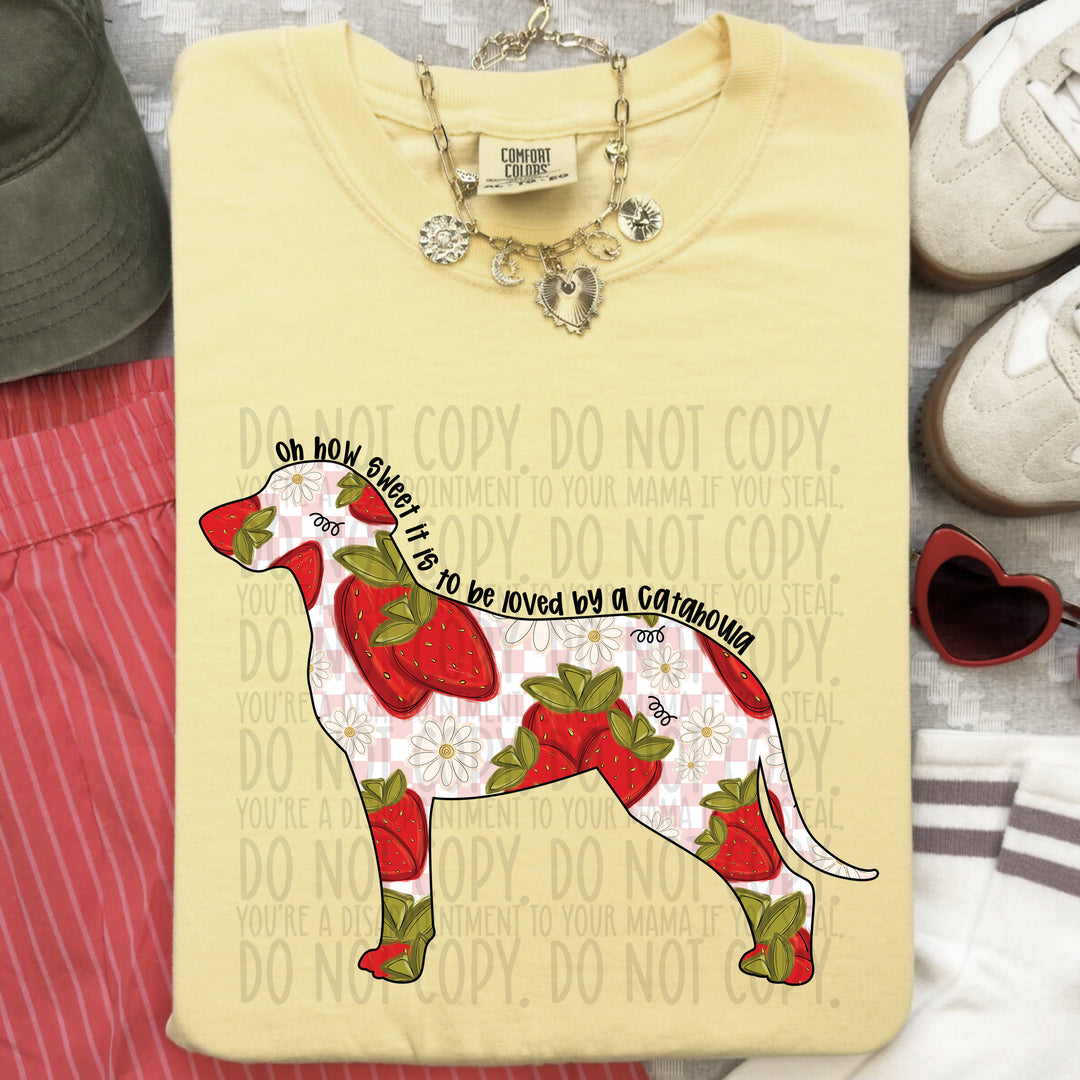 How Sweet Dog DTF Print