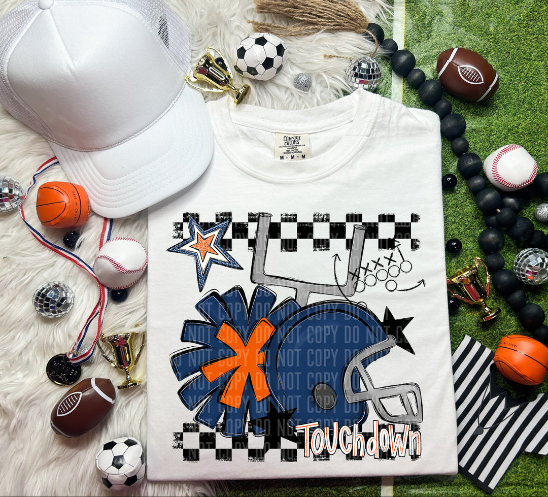 Helmet Pom Colors DTF Print