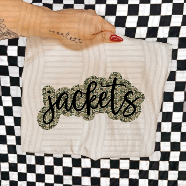 Camo Mascots DTF Print