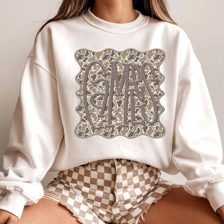 Camo Mascots DTF Print