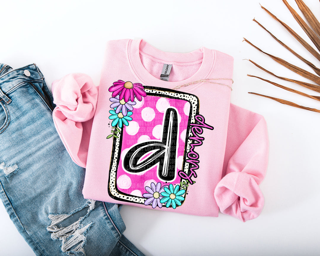 Floral Bloom DTF Print
