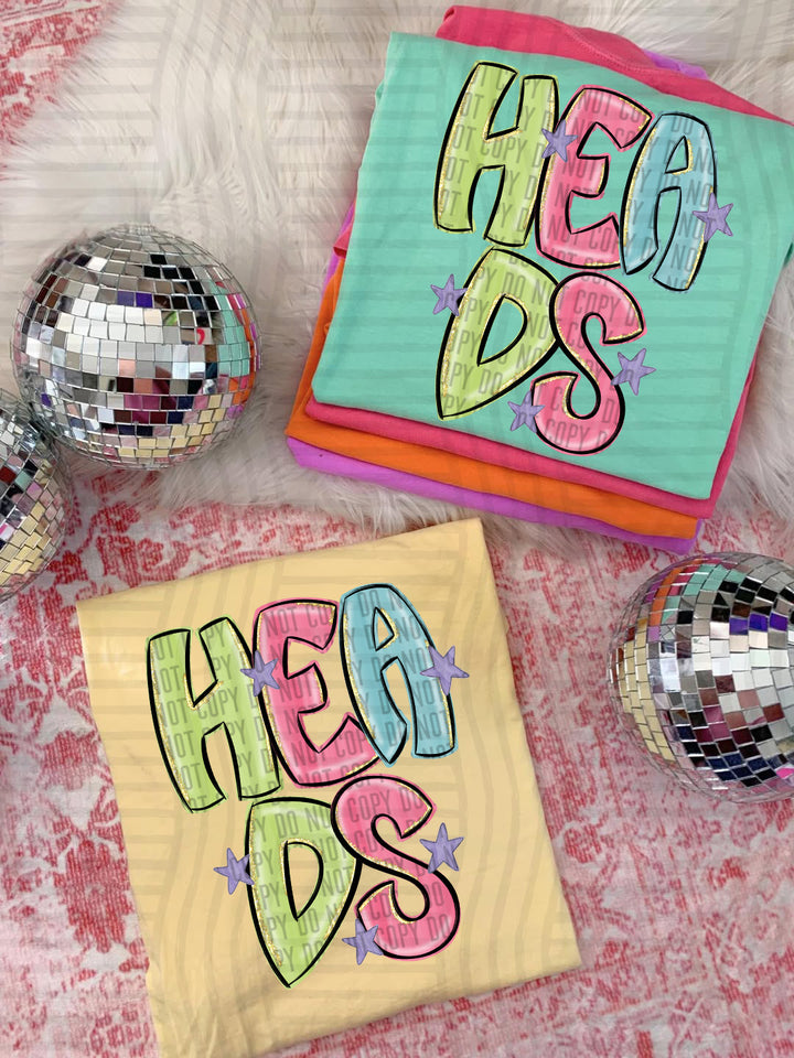 Glittery & Preppy Mascots DTF Print