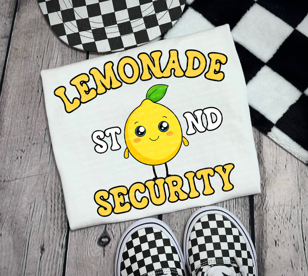 Lemonade Security DTF Print