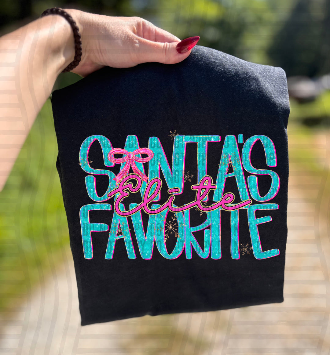 Santa’s Fav Mascots DTF Print