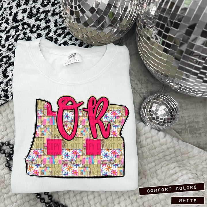 Patches States DTF Print