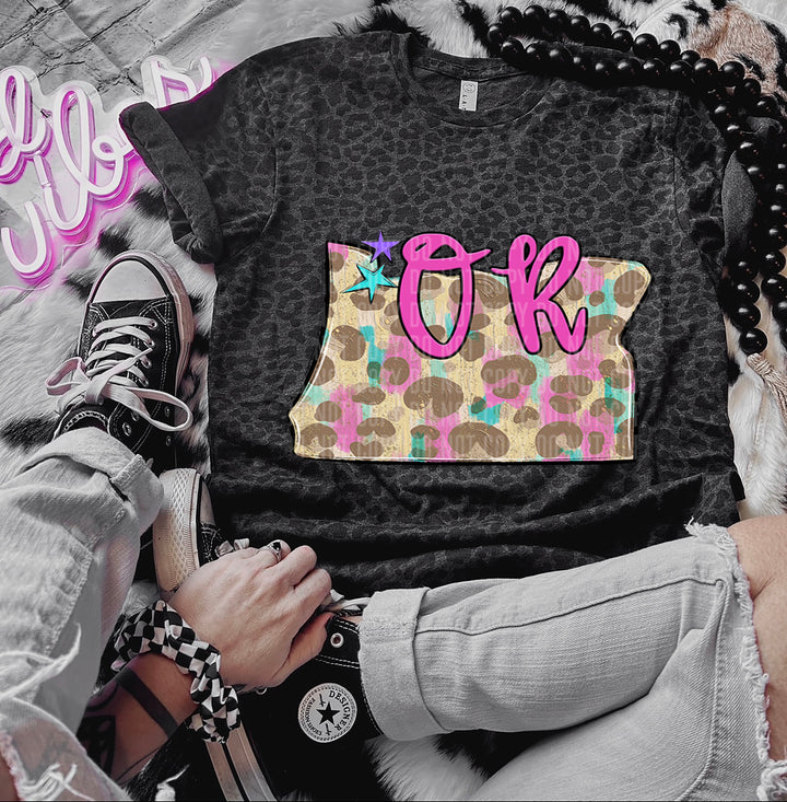 Preppy Bright States DTF Print