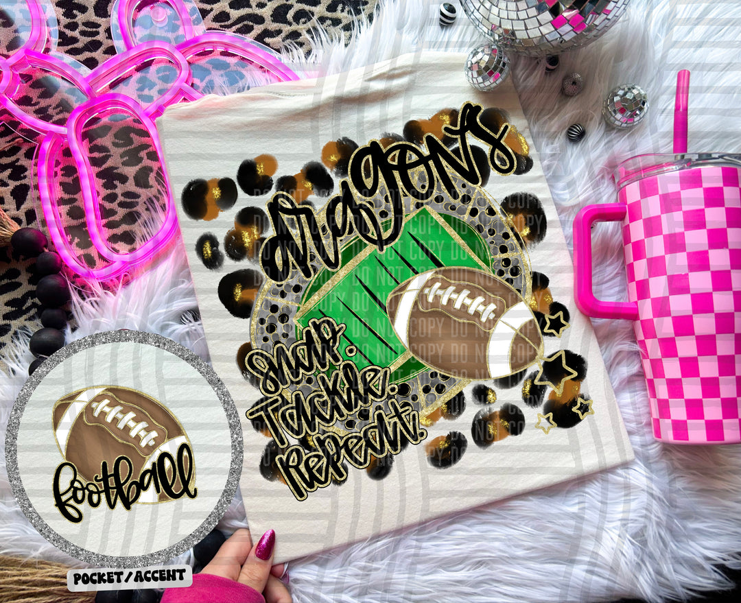 Snap Tackle Repeat DTF Print