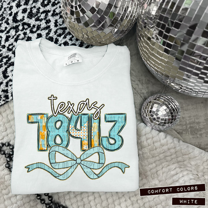 Dotted Daisy Zip Codes DTF Print