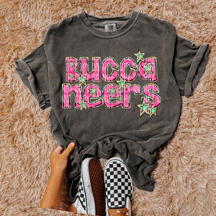 Pink Swirls DTF Print