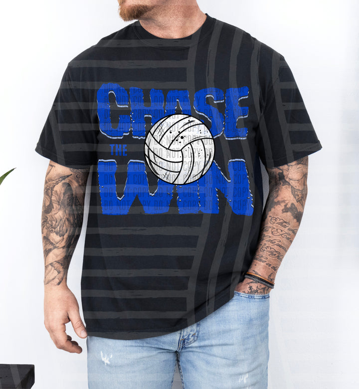 Chase The Win volleyball DTF Print