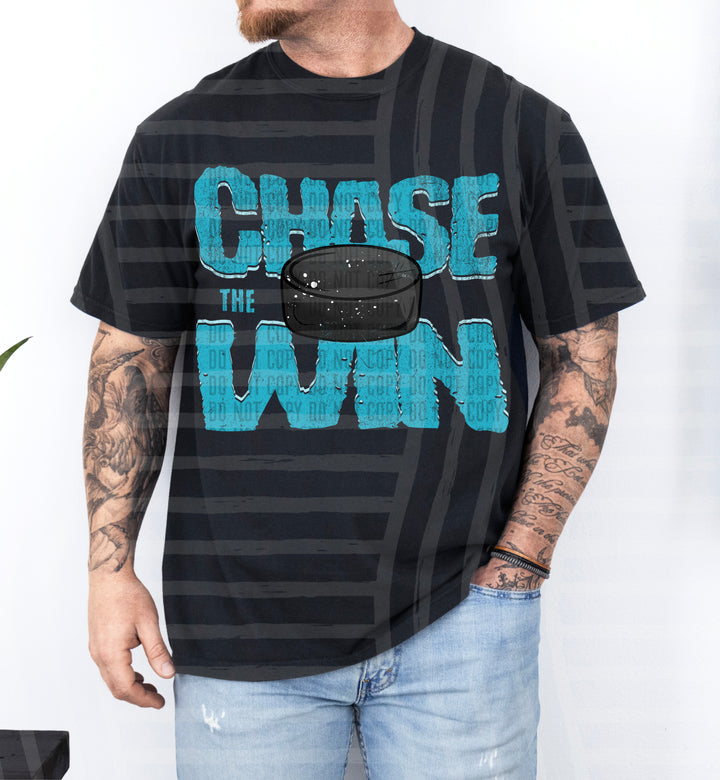 Chase The Win Hockey DTF Print