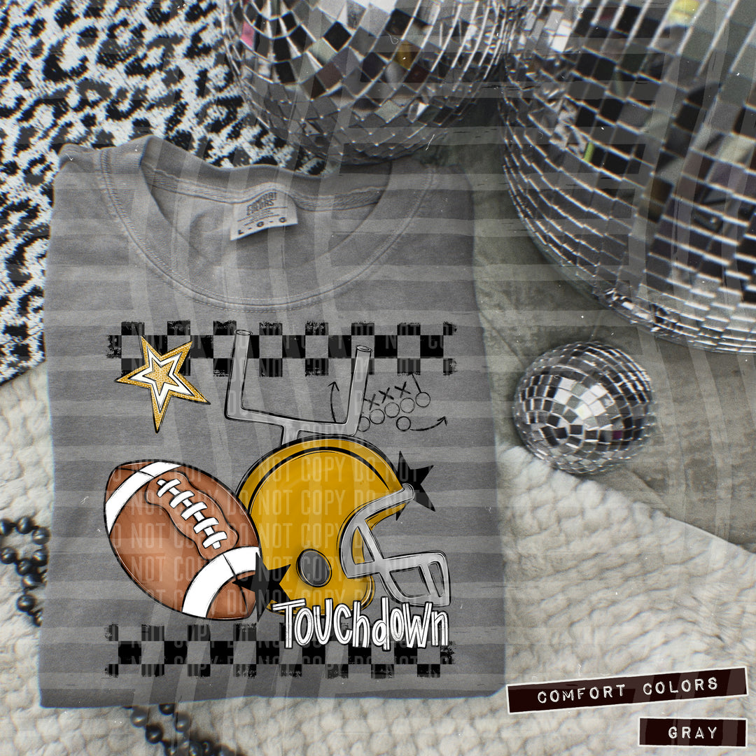 Football Helmet DTF Print