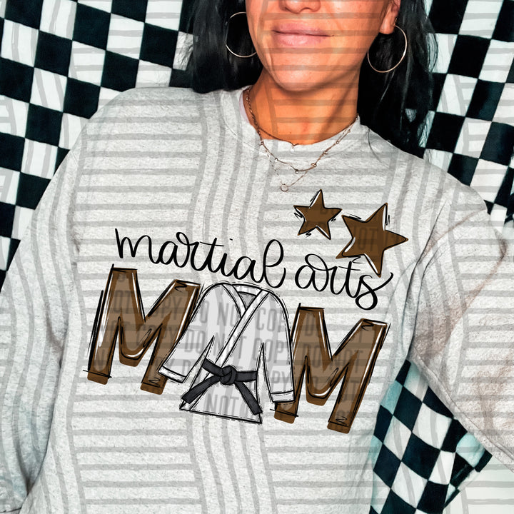 Sports Mom Martial Arts DTF Print